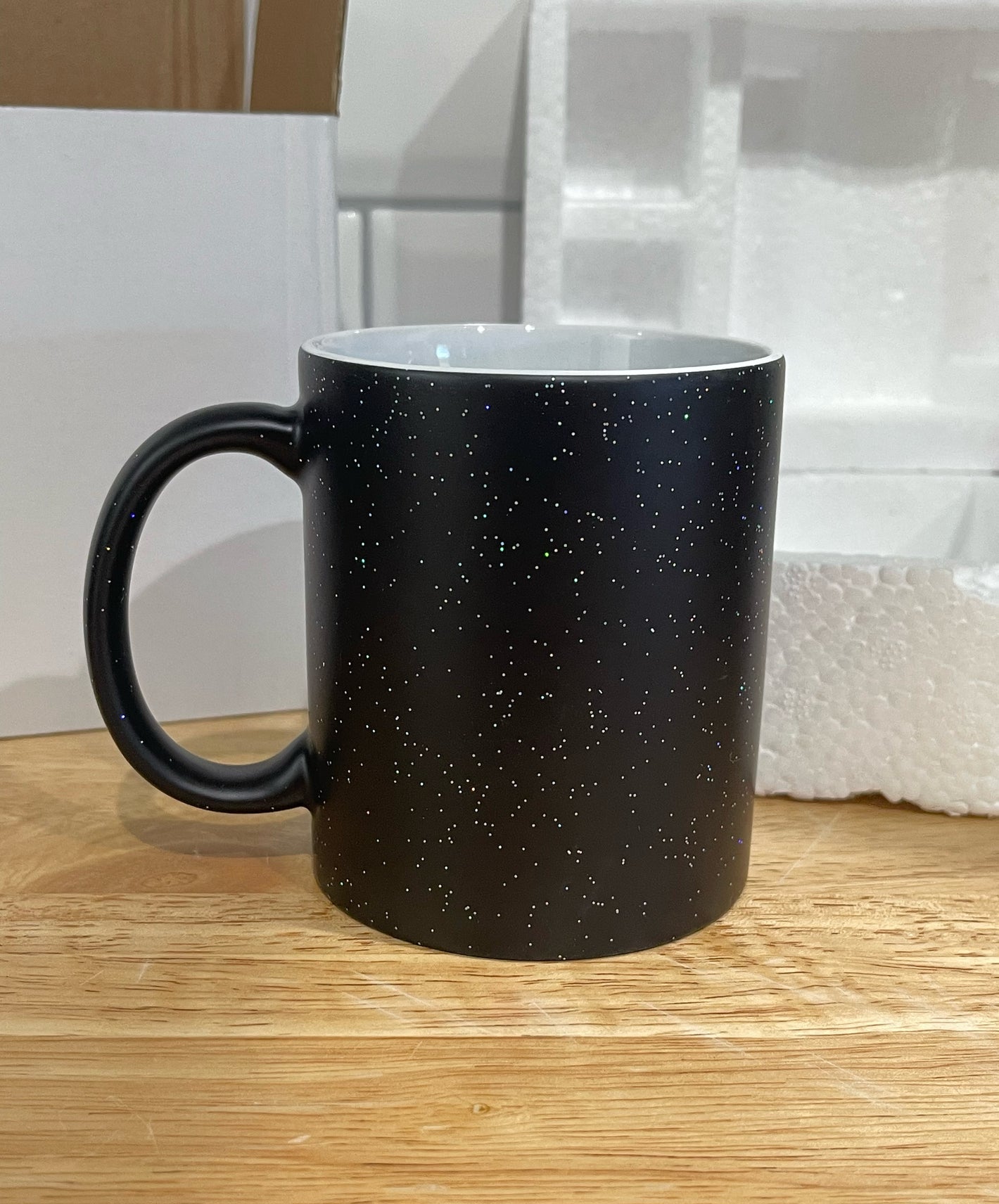 Magic Glitter Black Matte 11 Oz Mug