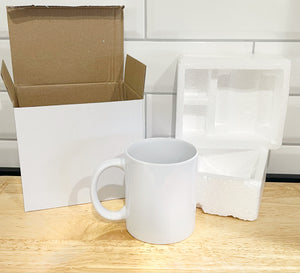 11 Oz White Sublimation Mug