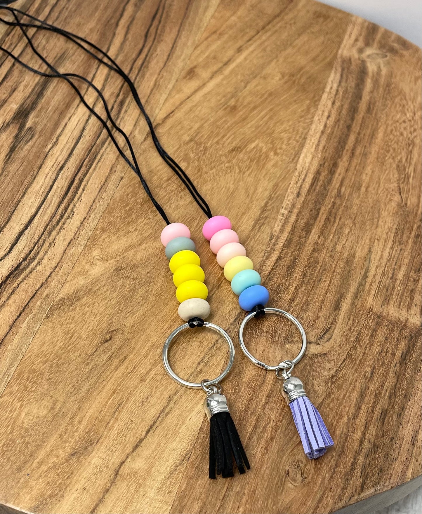 Tassel Lanyard with Silicone Beads