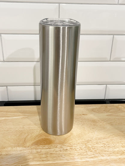 30 Oz Stainless Finish Skinny Straight Tumbler