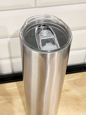 30 Oz Stainless Finish Skinny Straight Tumbler