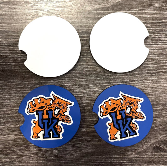 MDF Car Coasters - Set of 2