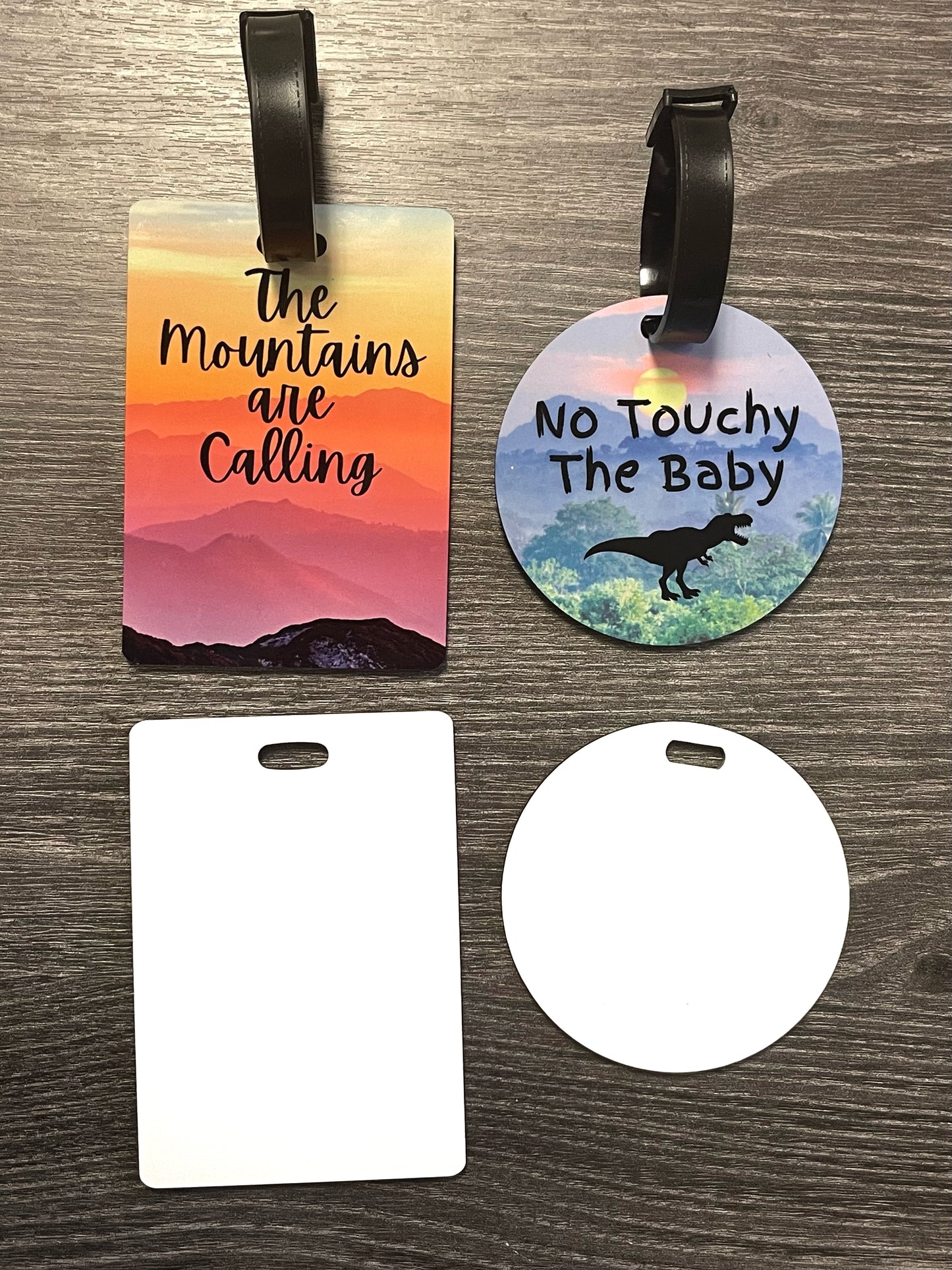 MDF Hanging Tags - Double Sided 2 Pack