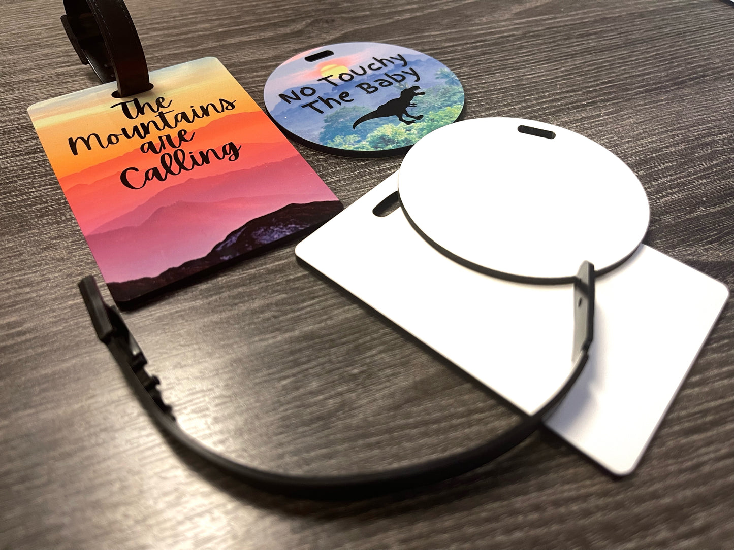 MDF Hanging Tags - Double Sided 2 Pack