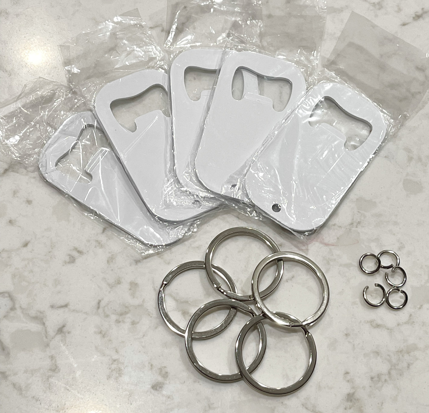 Bottle Opener Keychain - 5 Pack