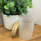10 Oz Frosted Glass/Candle Jar