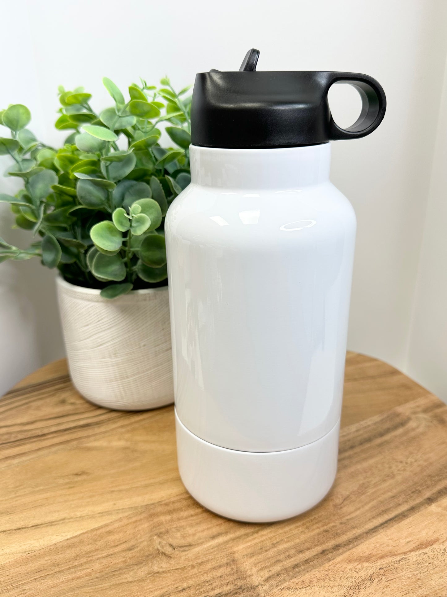 Water Bottle with Detachable Bowl