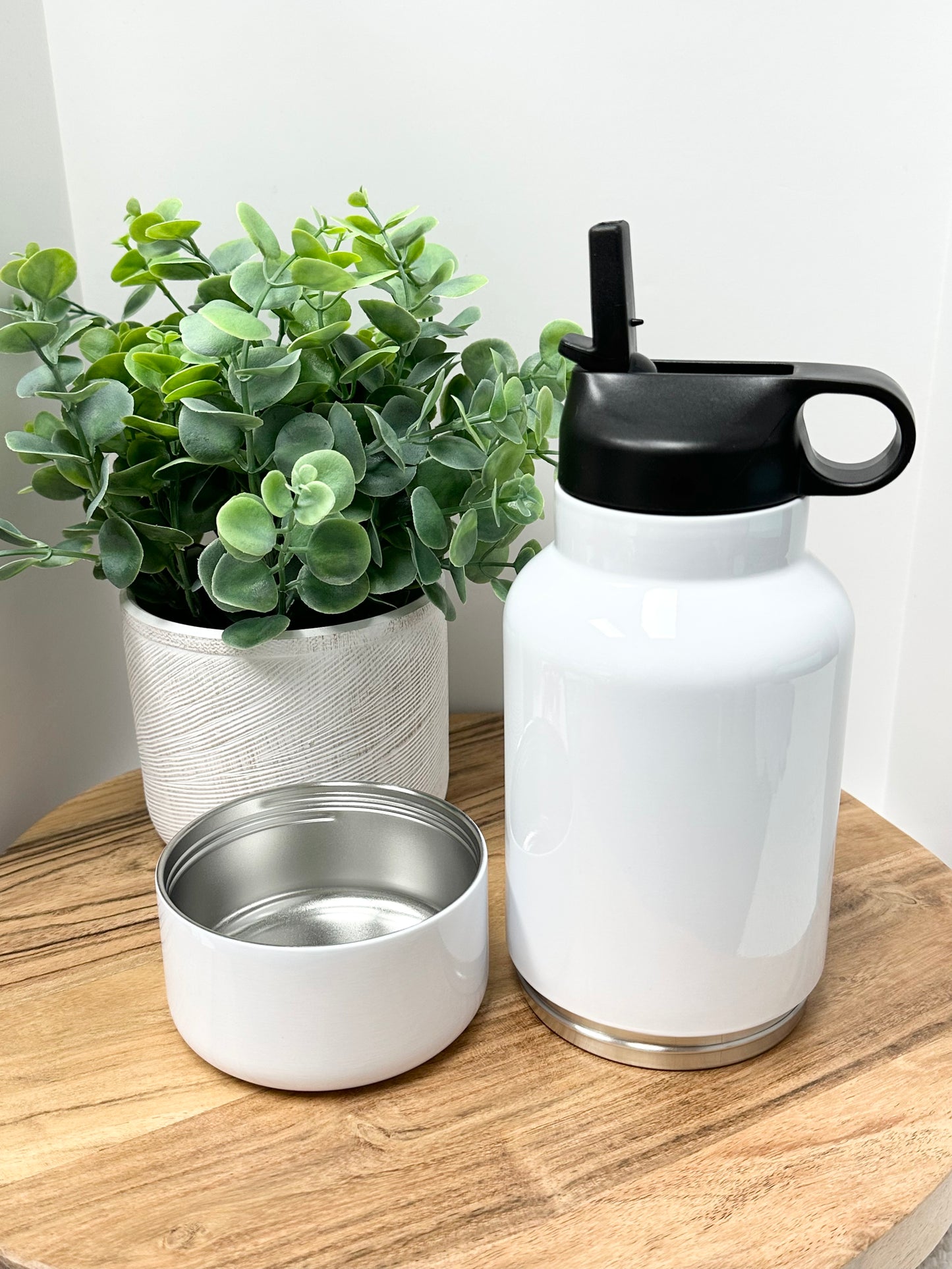 Water Bottle with Detachable Bowl