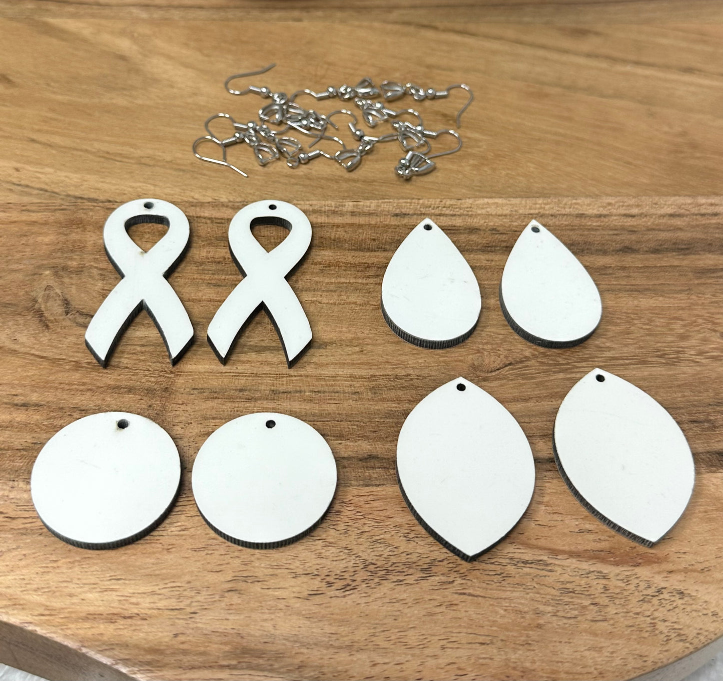 MDF Earring Sublimation Blanks - 5 Pair Packs!