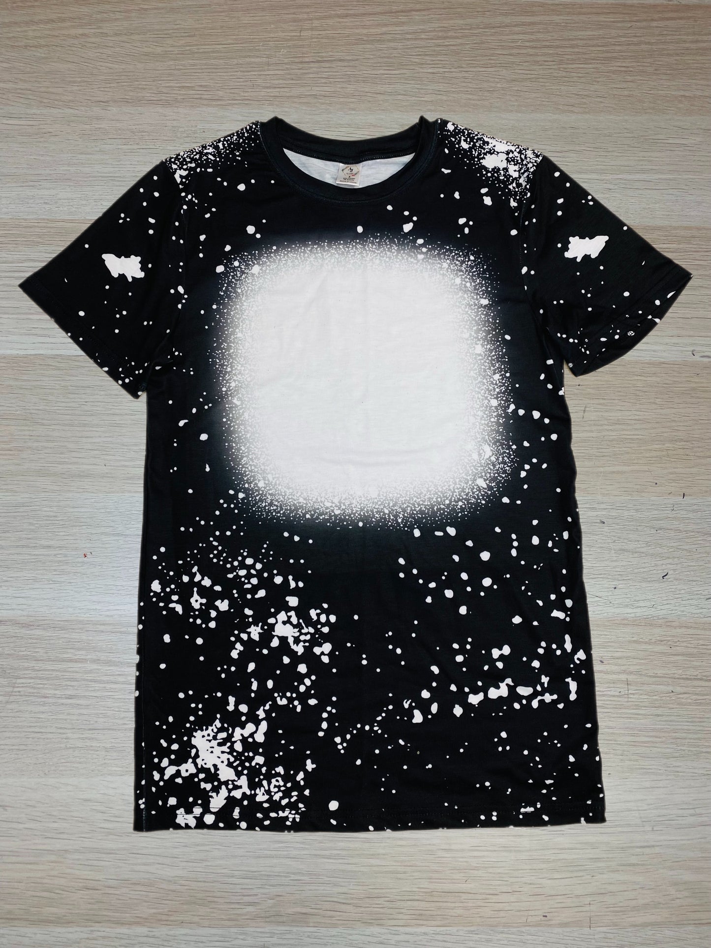 Faux Bleached Adult Unisex Shirts