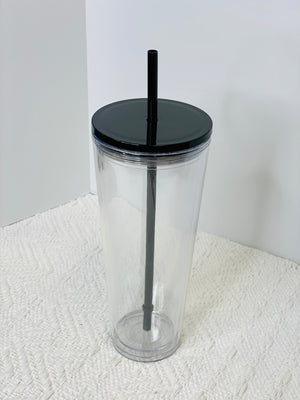 Snow Globe 24 Oz Tumblers - W/ PreDrilled Holes!