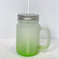 Ombre Glass Mason Jars w/ Handle