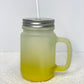 Ombre Glass Mason Jars w/ Handle