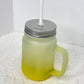 Ombre Glass Mason Jars w/ Handle