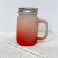 Ombre Glass Mason Jars w/ Handle