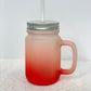 Ombre Glass Mason Jars w/ Handle