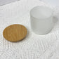 10 Oz Frosted Glass/Candle Jar
