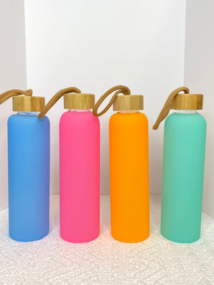16.9 Oz Glass Water Bottles