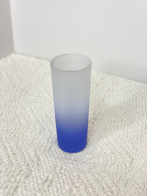 Shot Glasses - Navy Matte Ombre 12 Pack