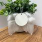 Feathered Angel Wings With Circle MDF Disc Ornament