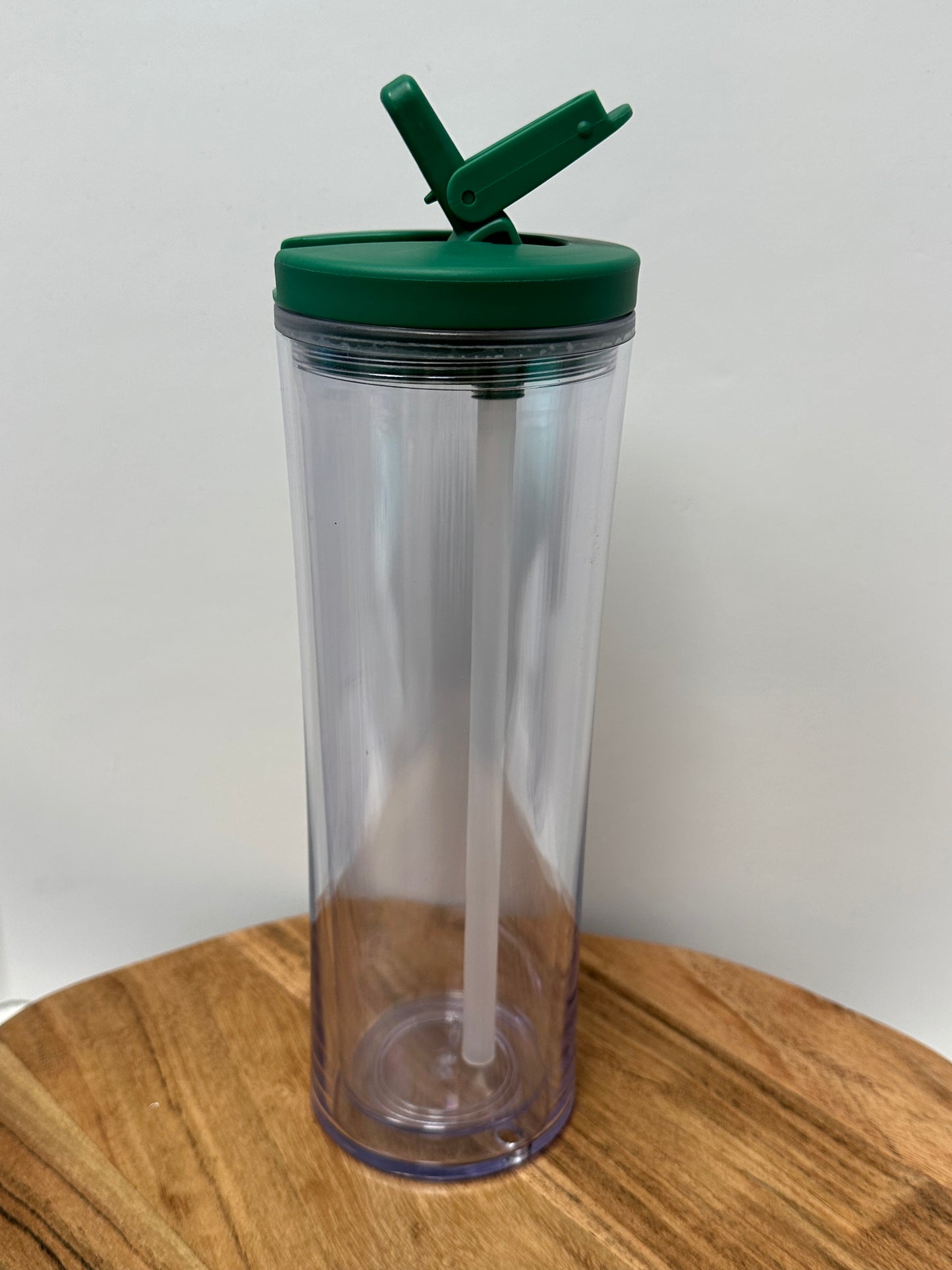 Snow Globe 20 oz Flip Top Water Bottles - W/ PreDrilled Hole and Plug!