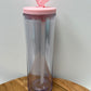 Snow Globe 20 oz Flip Top Water Bottles - W/ PreDrilled Hole and Plug!