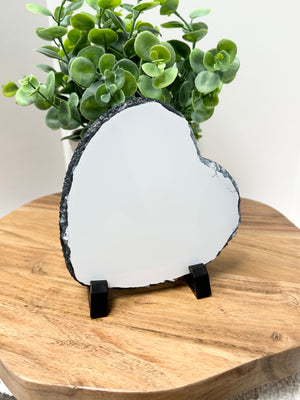 Heart Photo Slate with Stand