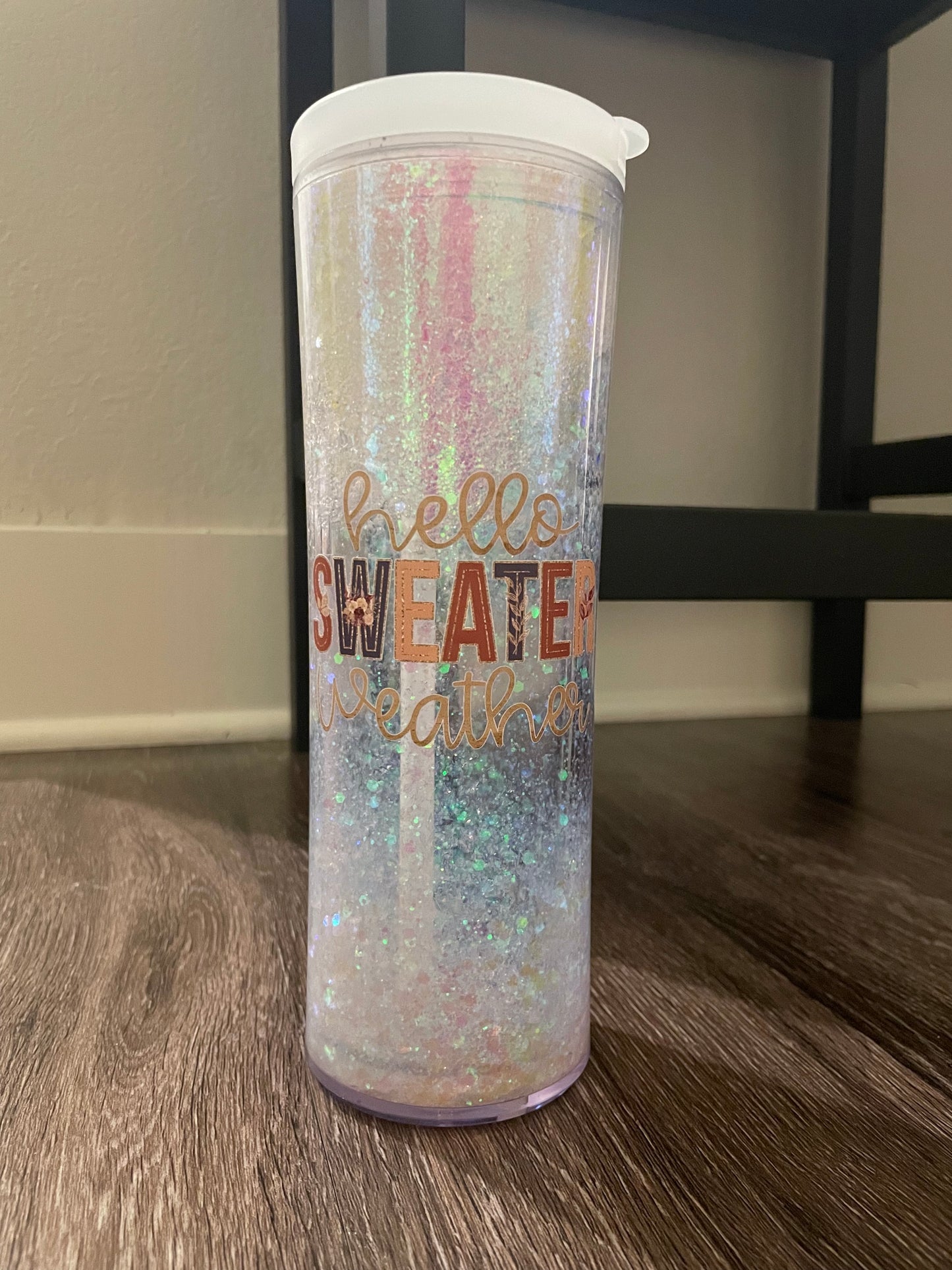 Snow Globe Glitter Tumbler – Dreativity