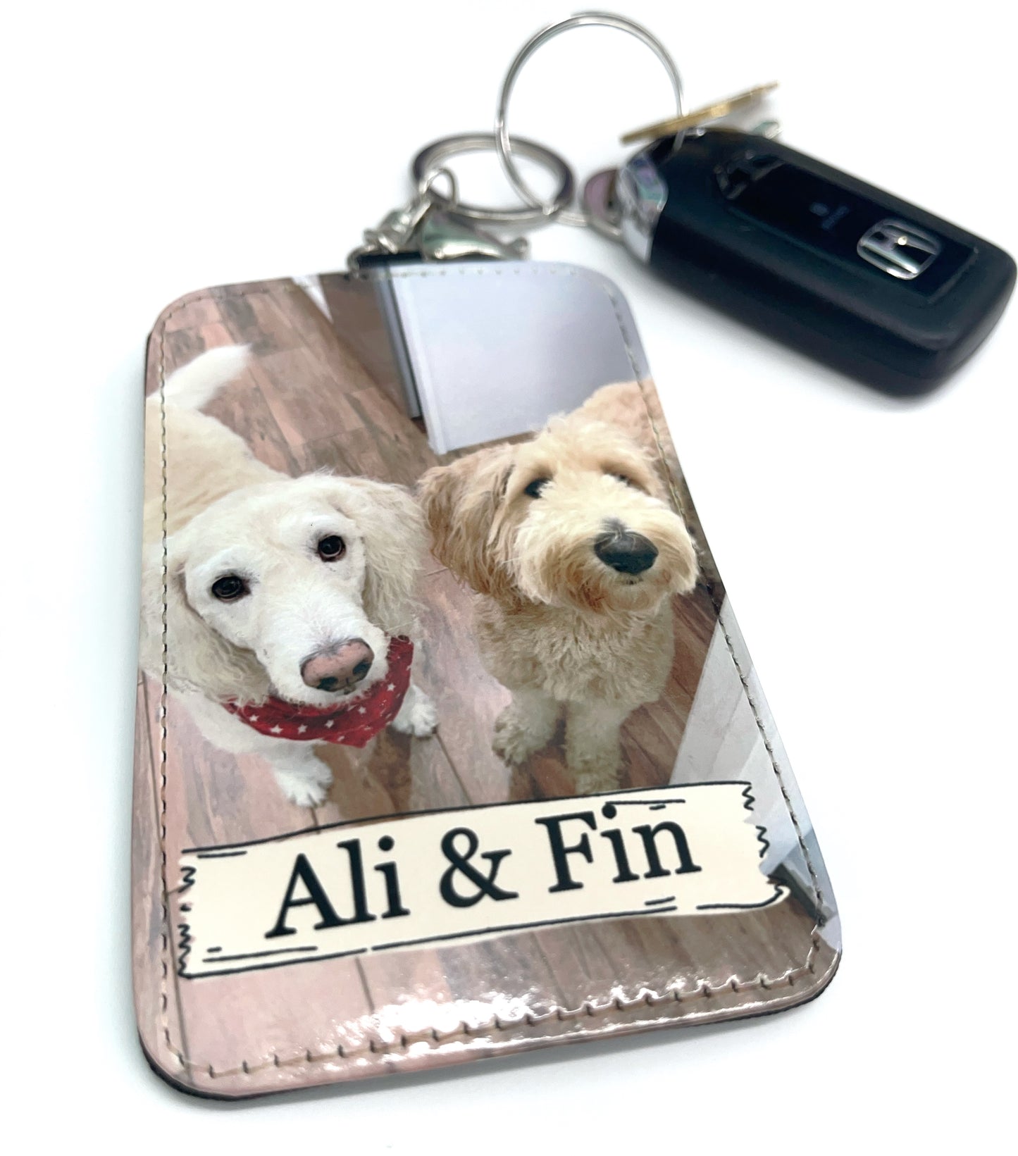 Sublimation Key Chain Card Holder