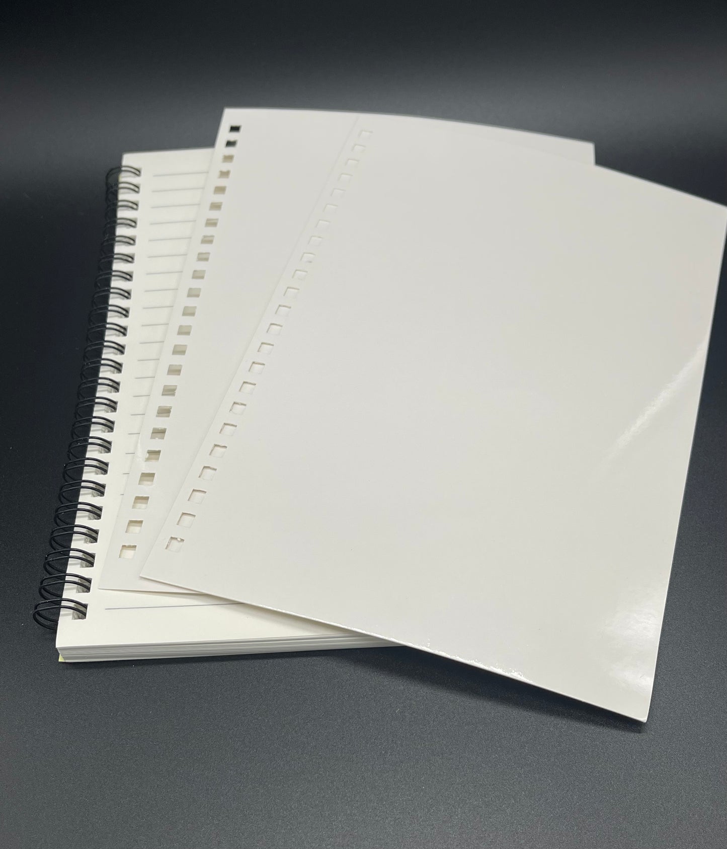 Spiral Sublimation Notebook White with 160 Lined Pages 8.3*5.8