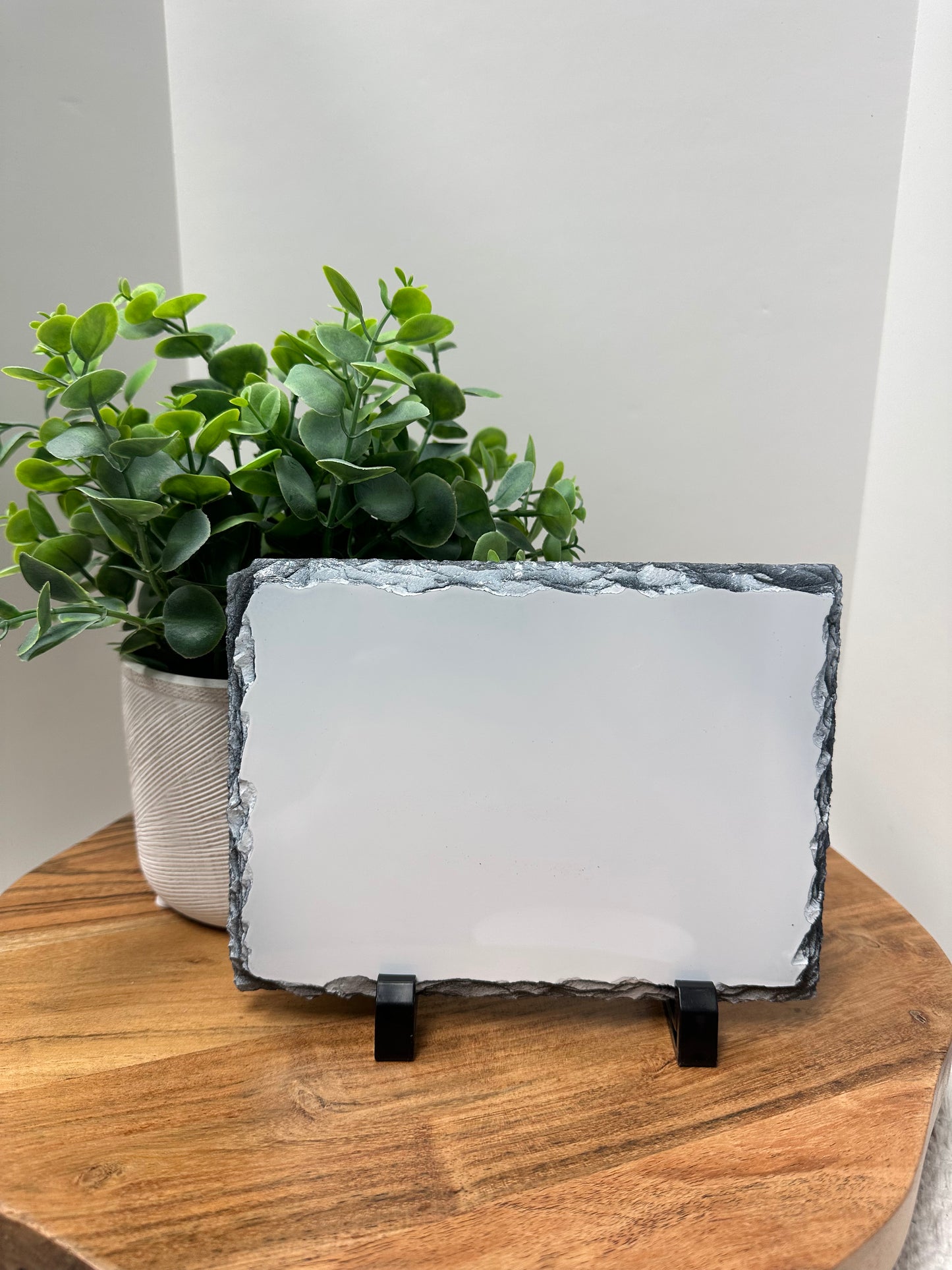 Small Rectangle Photo Slate with Stand