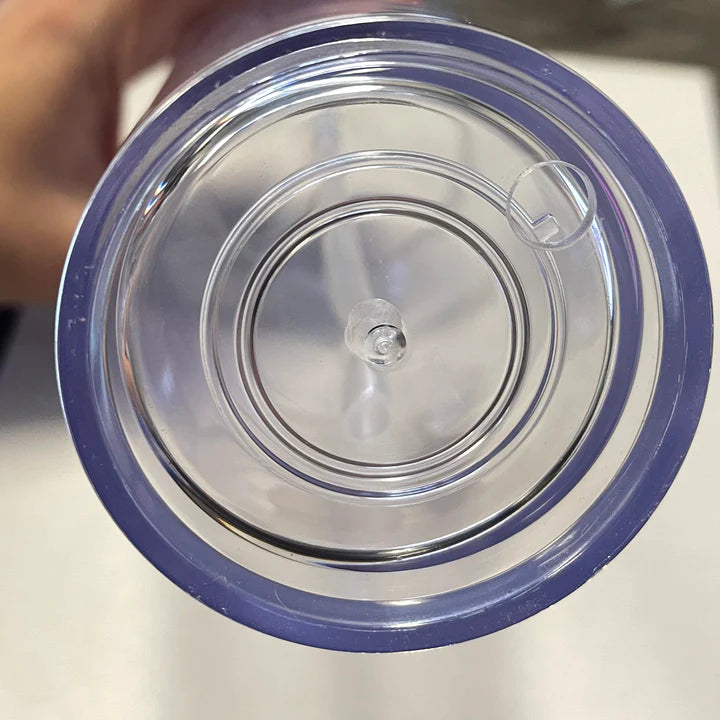 GLOW Snow Globe 24 Oz Tumblers - W/ PreDrilled Holes!