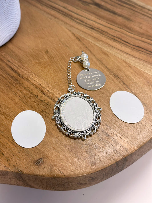 Memory Charm with Poem Hanging Pendent