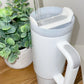 30oz Sublimation Tumbler White w/ V2 White Handle