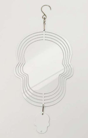 Skull Double Sided Wind Spinner