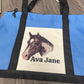 Color Block Tote Bags