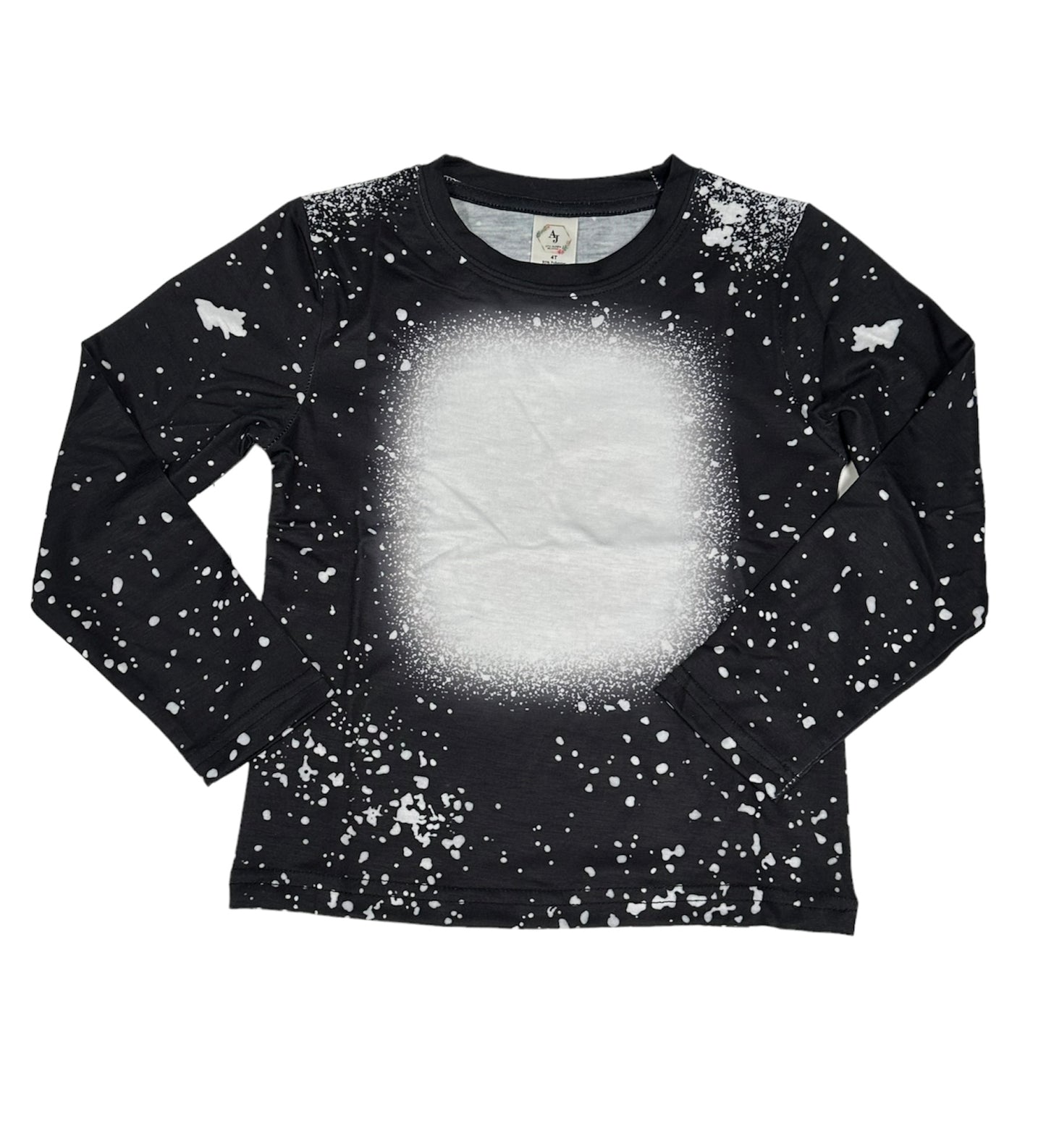 Long Sleeve Faux Bleached Adult Unisex Shirts