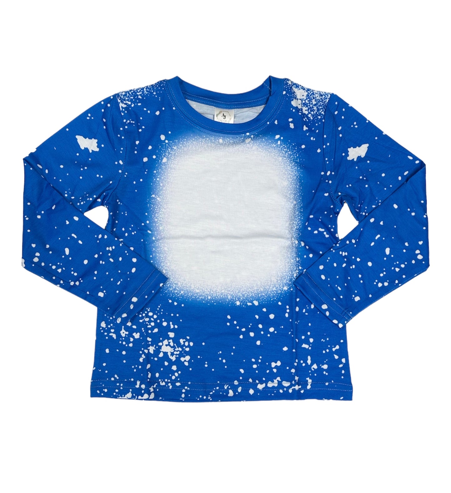 Long Sleeve Faux Bleached Adult Unisex Shirts