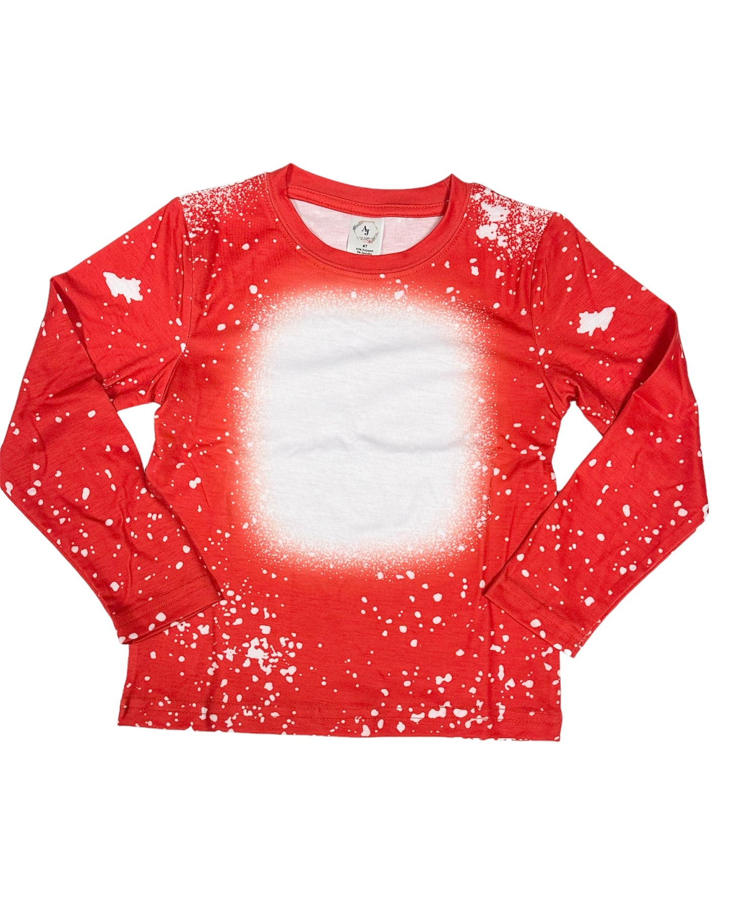 Long Sleeve Faux Bleached Adult Unisex Shirts