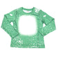 Long Sleeve Faux Bleach Kids Unisex Shirt