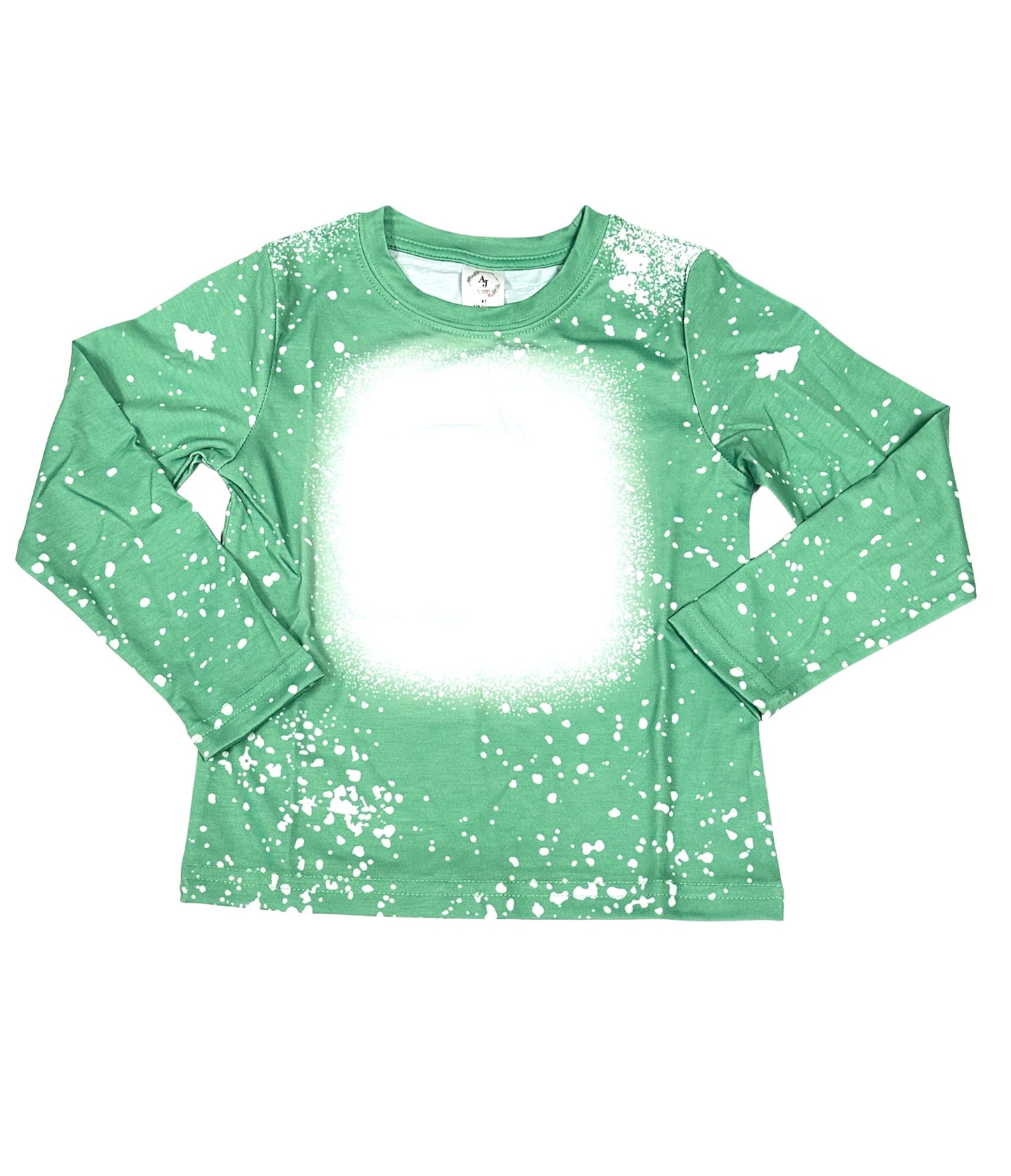 Long Sleeve Faux Bleached Adult Unisex Shirts