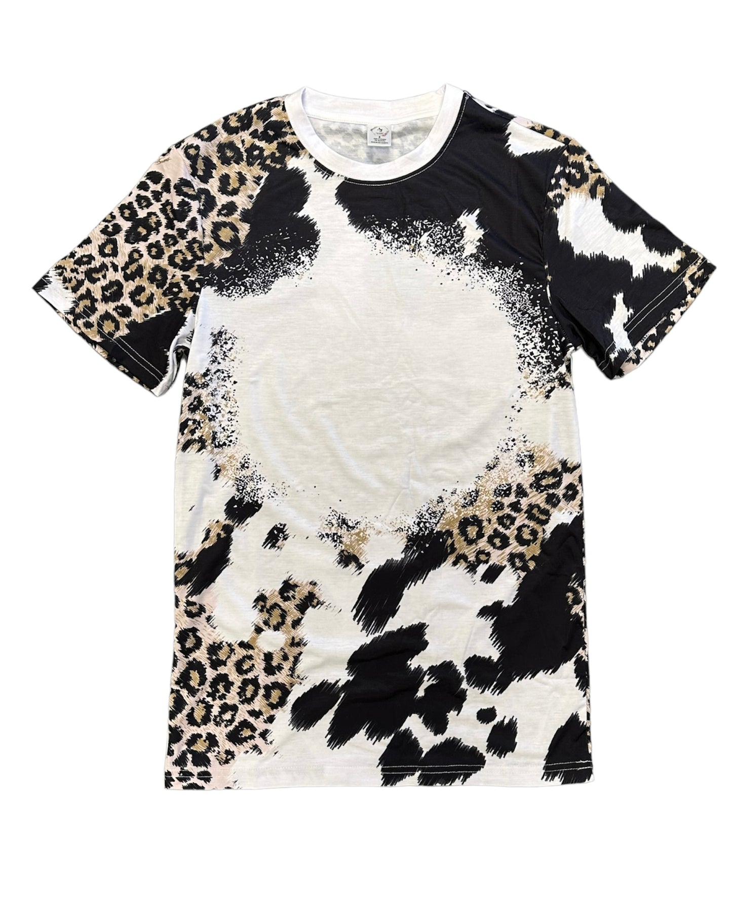 Leopard And Louis Vuitton Bleached Tshirt