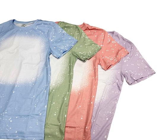 Spring Faux Bleached Adult Unisex Shirts