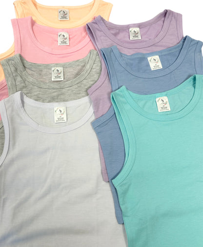 Kids Flat Back Tank Tops