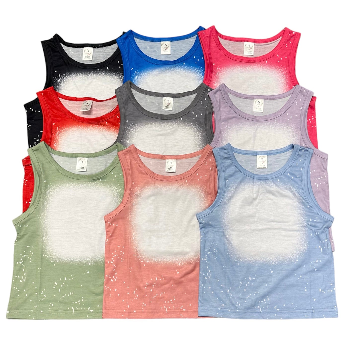 Bleached Kids Tank Tops