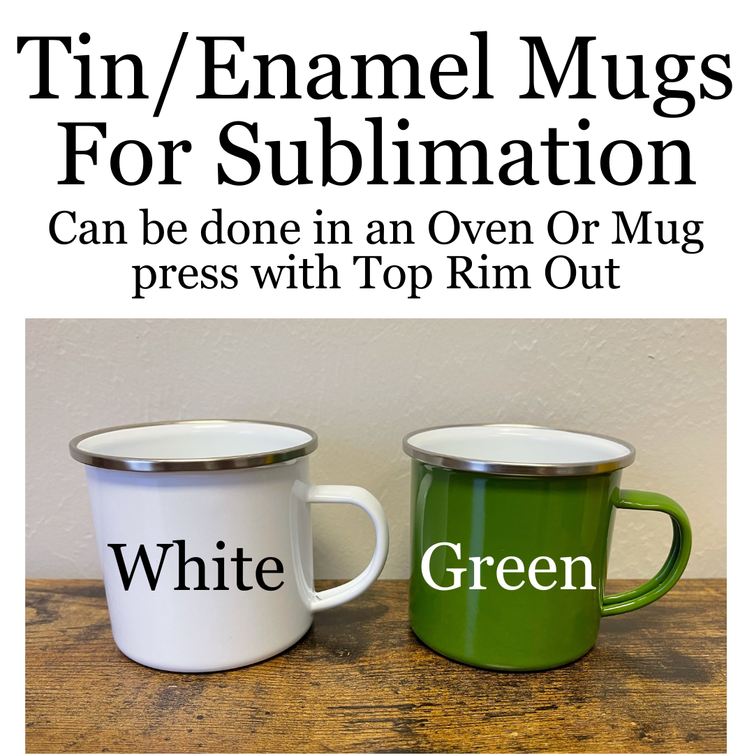 11 Oz Enamel/Tin Camp Mugs