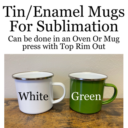 11 Oz Enamel/Tin Camp Mugs