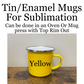 11 Oz Enamel/Tin Camp Mugs