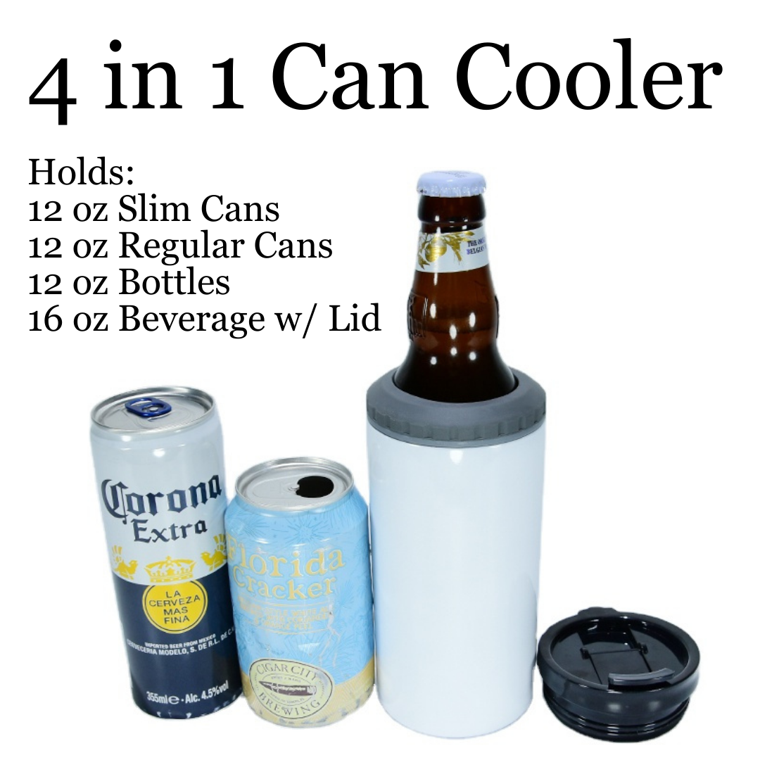 Speaker 4 in 1 Can Cooler Sublimation – Ava Jane's Blanks