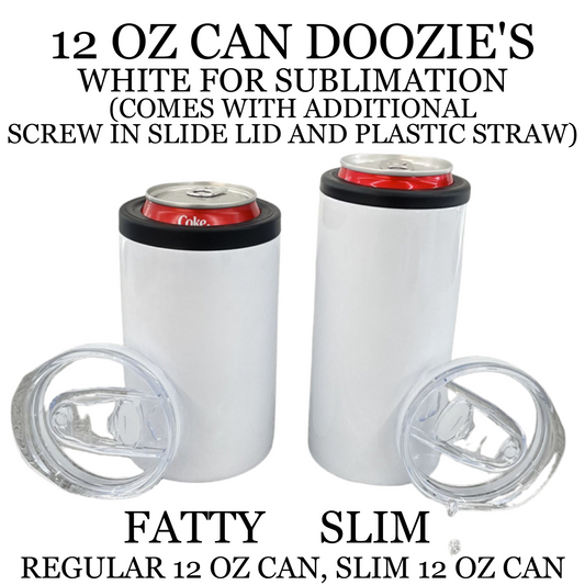 12 Oz Can Coolers - Slim and Fatty